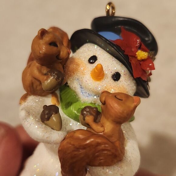 Snowman Squirrels Christmas Ornament - Picture 5 of 5